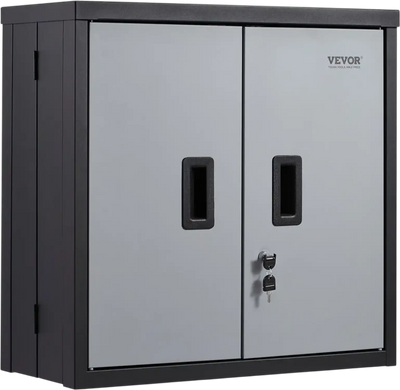 VEVOR Foldable Wall Cabinet, Metal Garage Locker Mounted 26