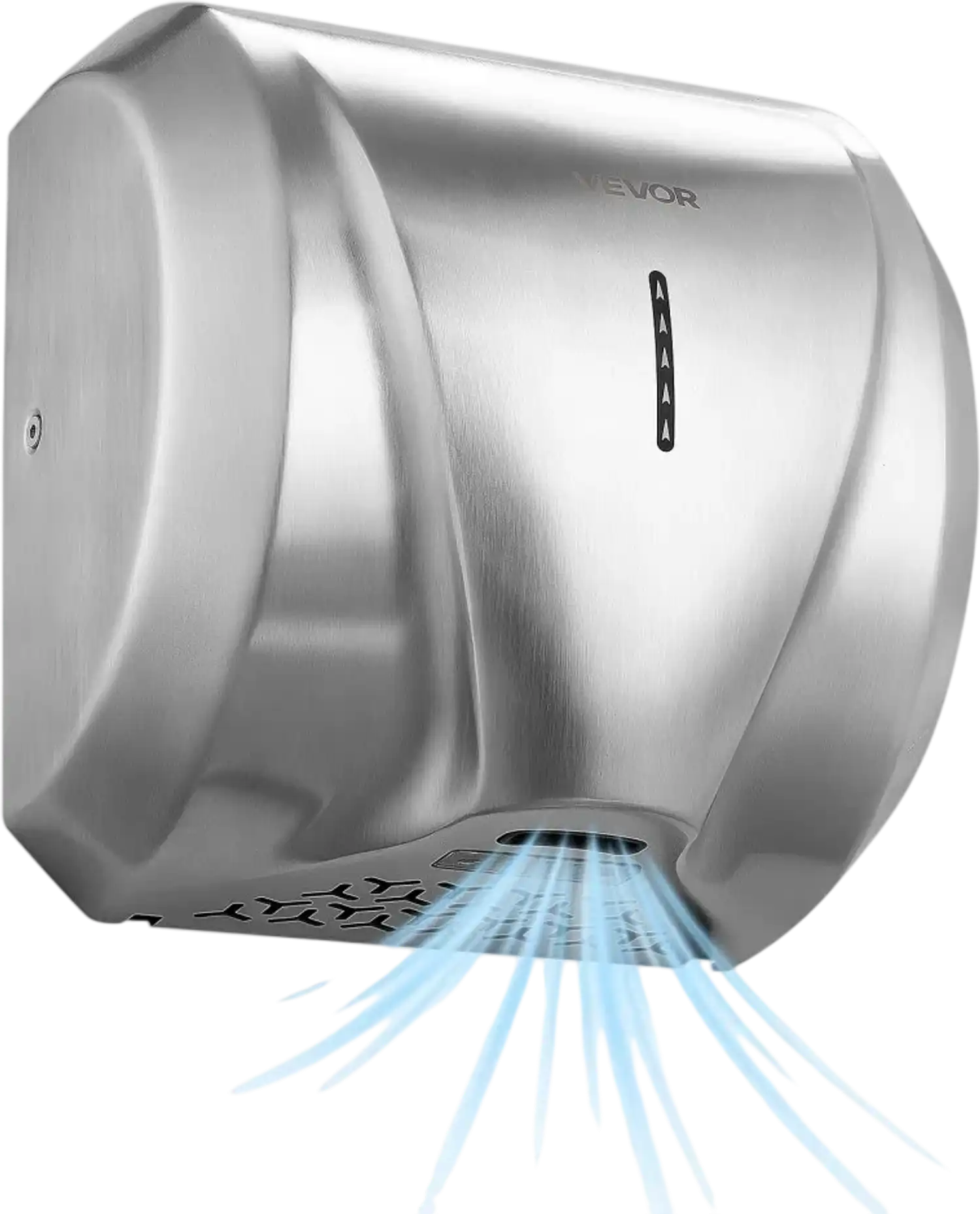 Vevor Hand Dryer 1800W Automatic High-Speed HEPA Stainless Steel Wall Mounted New