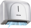 VEVOR Hand Dryer, 1300W Bathroom Air Hand Dryer, Automatic High Speed with HEPA Filter, Fast Drying, Premium ABS Construction, AC110-120V Commercial Wall Mounted for Home Bathroom, Guest Room,Homestay