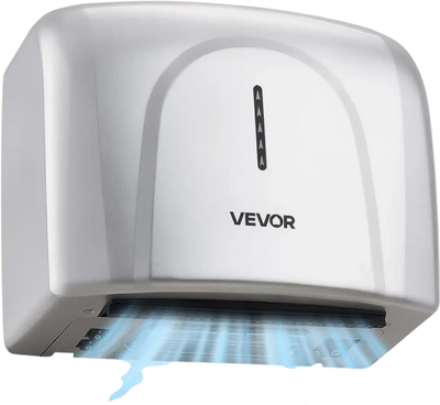 Vevor Hand Dryer 1300W Automatic HEPA Wall Mounted Bathroom Air Dryer New
