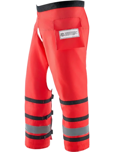 VEVOR Chainsaw Chaps Wrap, Class D, 8 Layers Wrap Style Chainsaw Pants with Adjustable Belt & Gear Pocket, Chain Saw Chaps for Men/Women, Chainsaw Safety Equipment for Loggers Forest Workers, Large