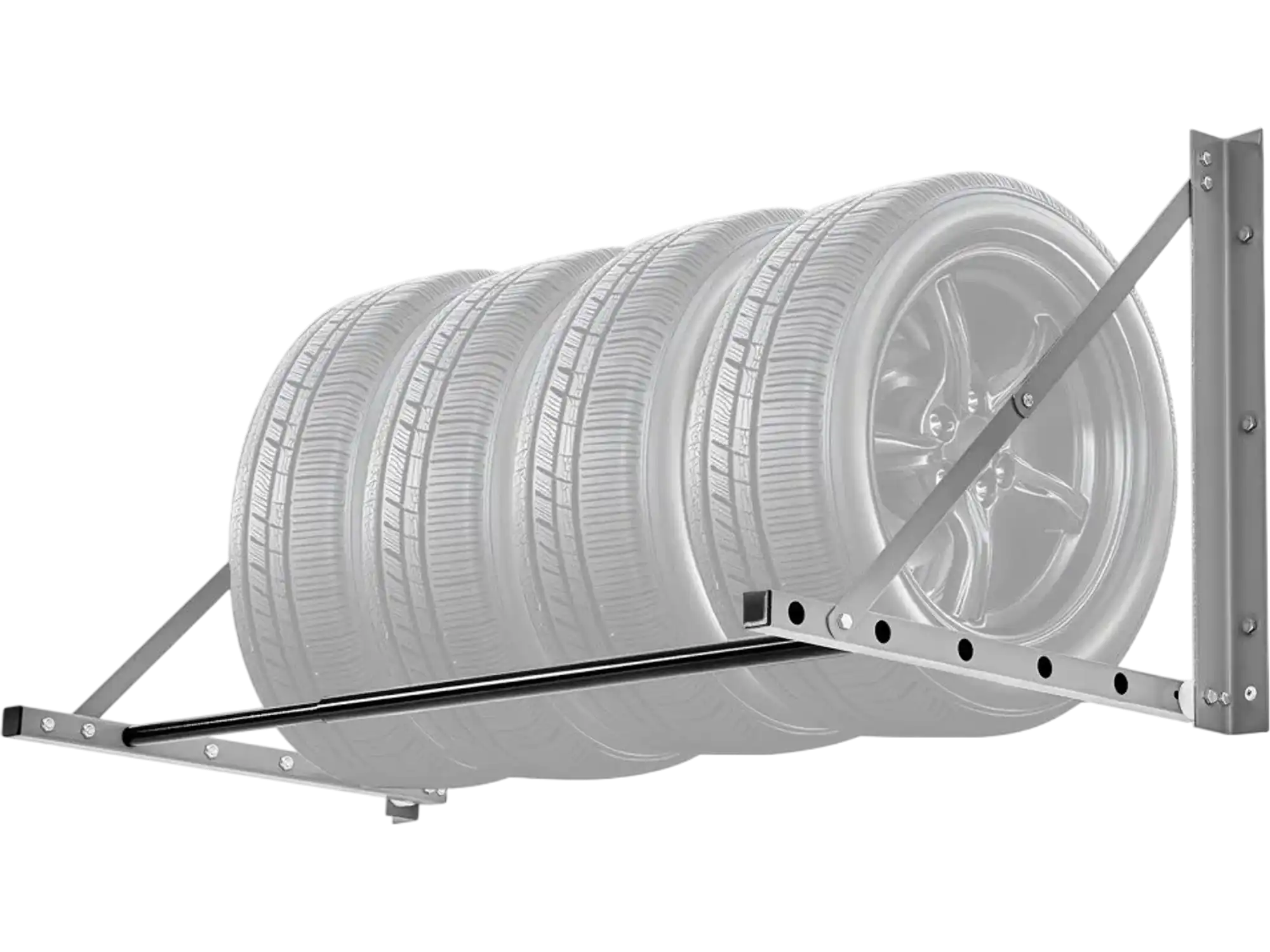 Vevor Tire Rack Wall Mounted Folding 32