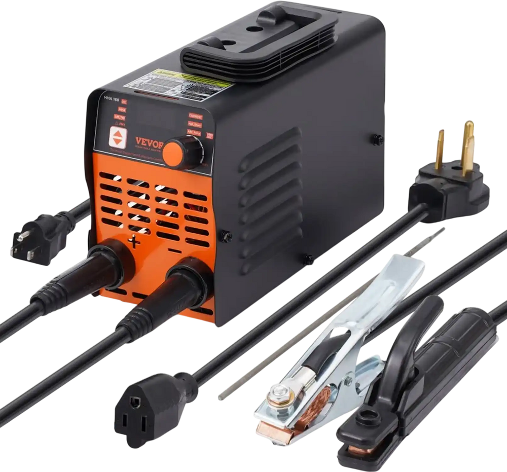 VEVOR Stick Welder, 160A ARC/Lift TIG 2-IN-1 Welding Machine with IGBT Inverter 110V/220V Portable MMA Welder Machine with Hot Start, Arc force and Anti-Stick