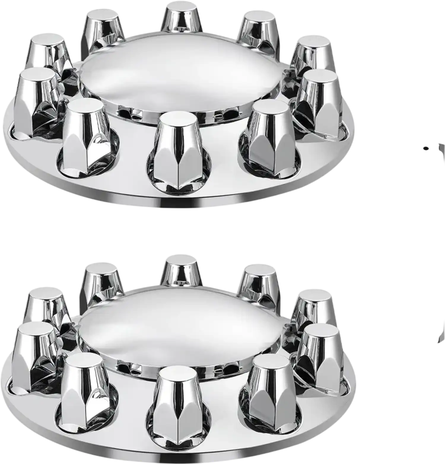 Vevor Axle Cover Kit Front Axle Wheel Covers for Semi Truck Dome Type New