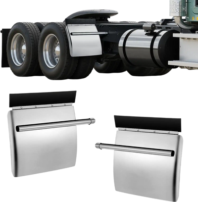 VEVOR Stainless Steel Quarter Fenders for Semi Trucks, 24