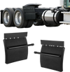 VEVOR Quarter Fenders for Semi Trucks, 24" x 24" Semi Truck Fenders with Tube Bracket and Mounting Hardware, 1 Pair Right & Left Quarter Fender Set, Fit for Freightliner, Peterbilt, Kenworth