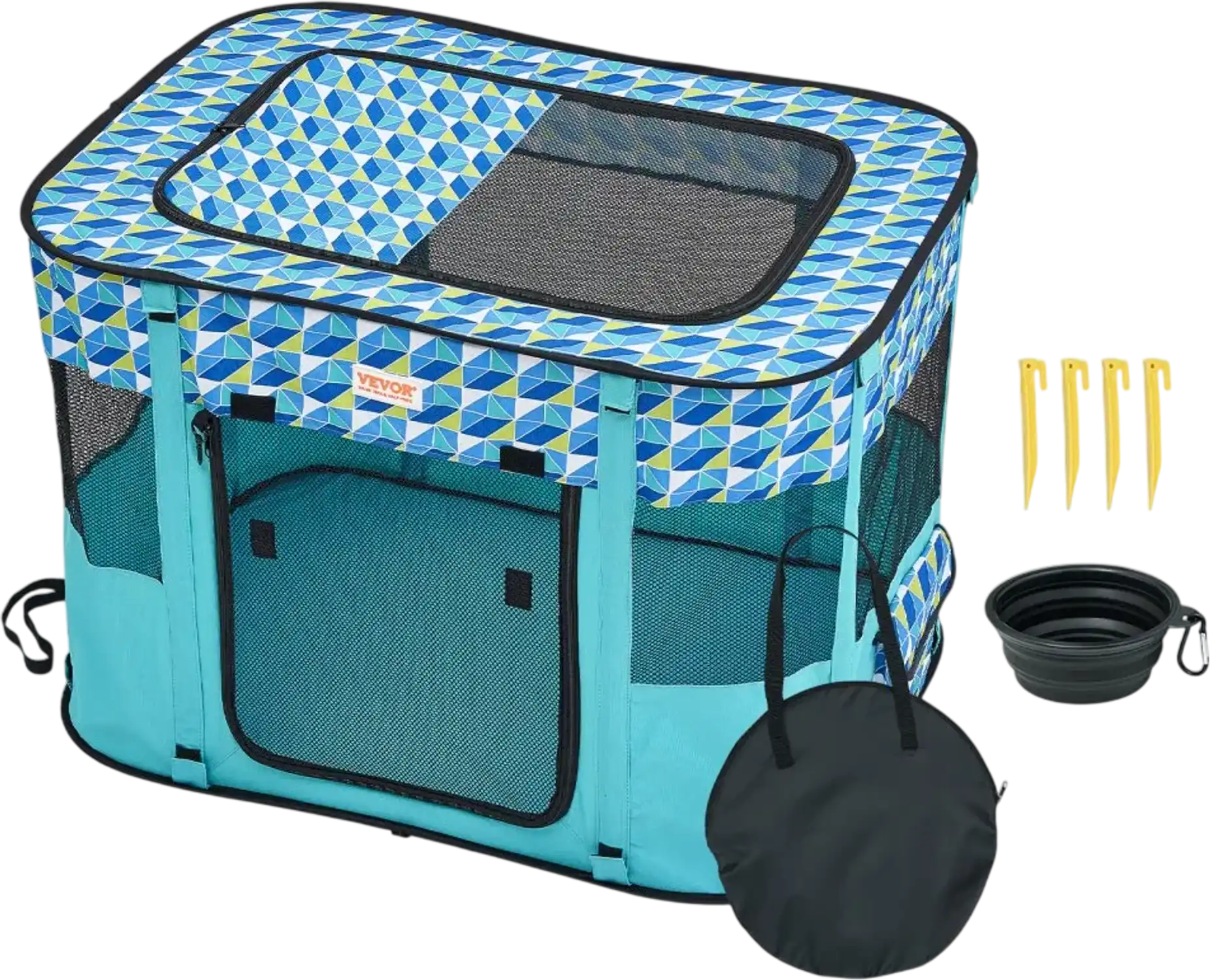 Vevor Pet Playpen Foldable Portable 32