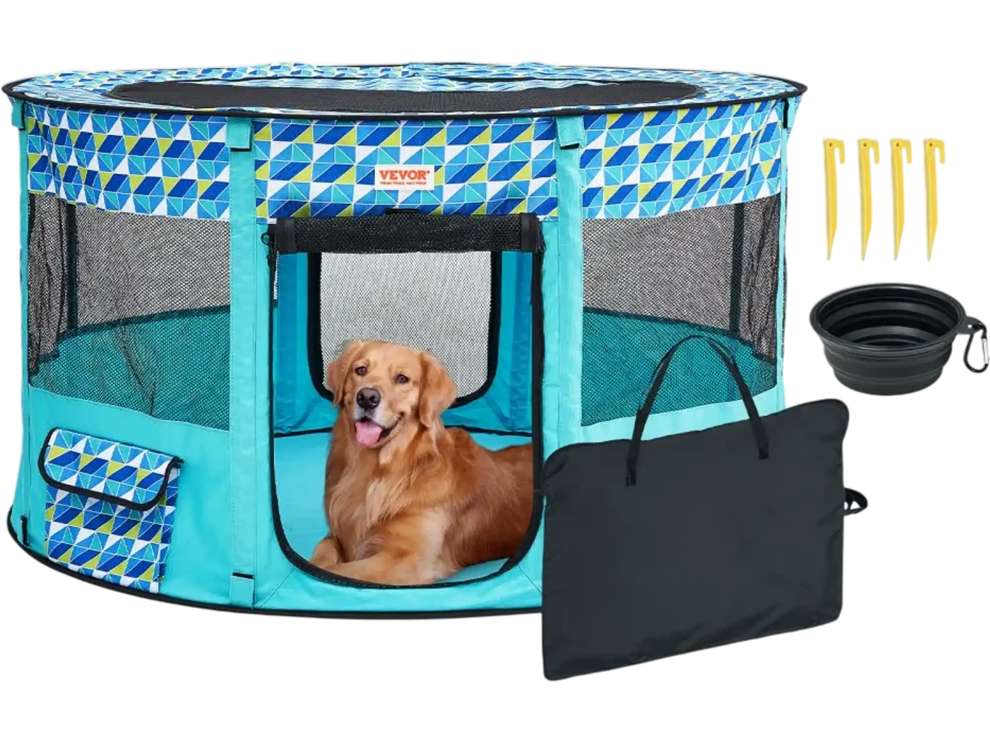 Vevor Pet Playpen Foldable Portable 44
