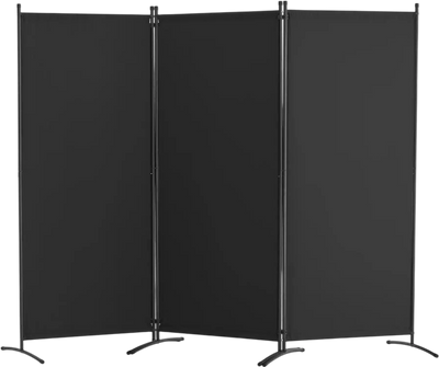 Vevor Room Divider 3-Panel Folding Privacy Screen Black New