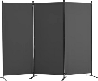 VEVOR Room Divider, 3 Panel Room Dividers and Folding Privacy Screens, Fabric Partition Room Dividers for Office, Bedroom, Dining Room, Study, Freestanding, Gray
