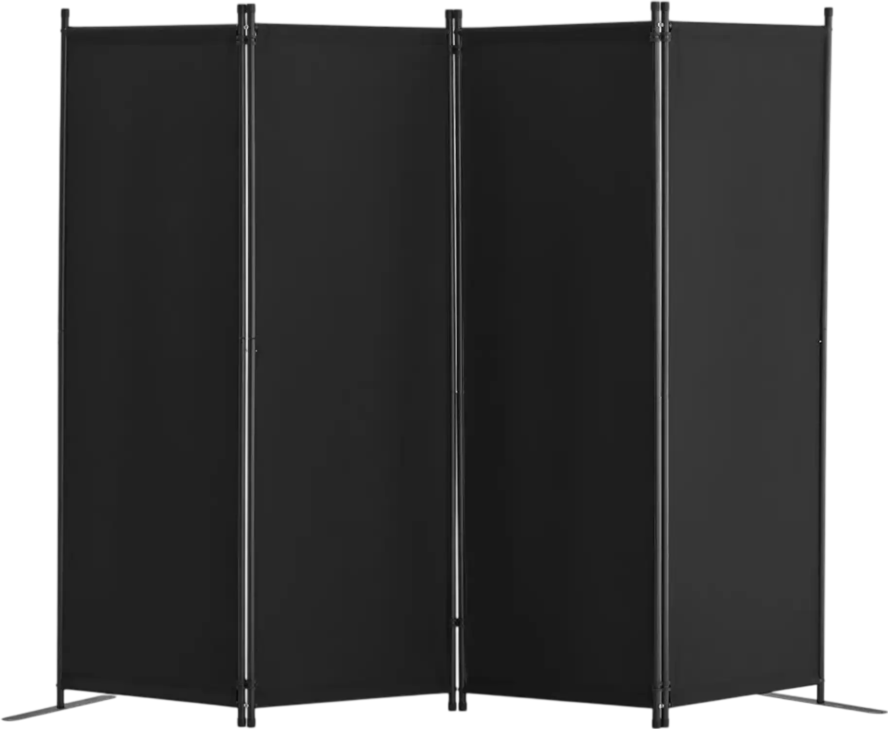 Vevor Room Divider 4-Panel Folding Privacy Screen Black 89.8