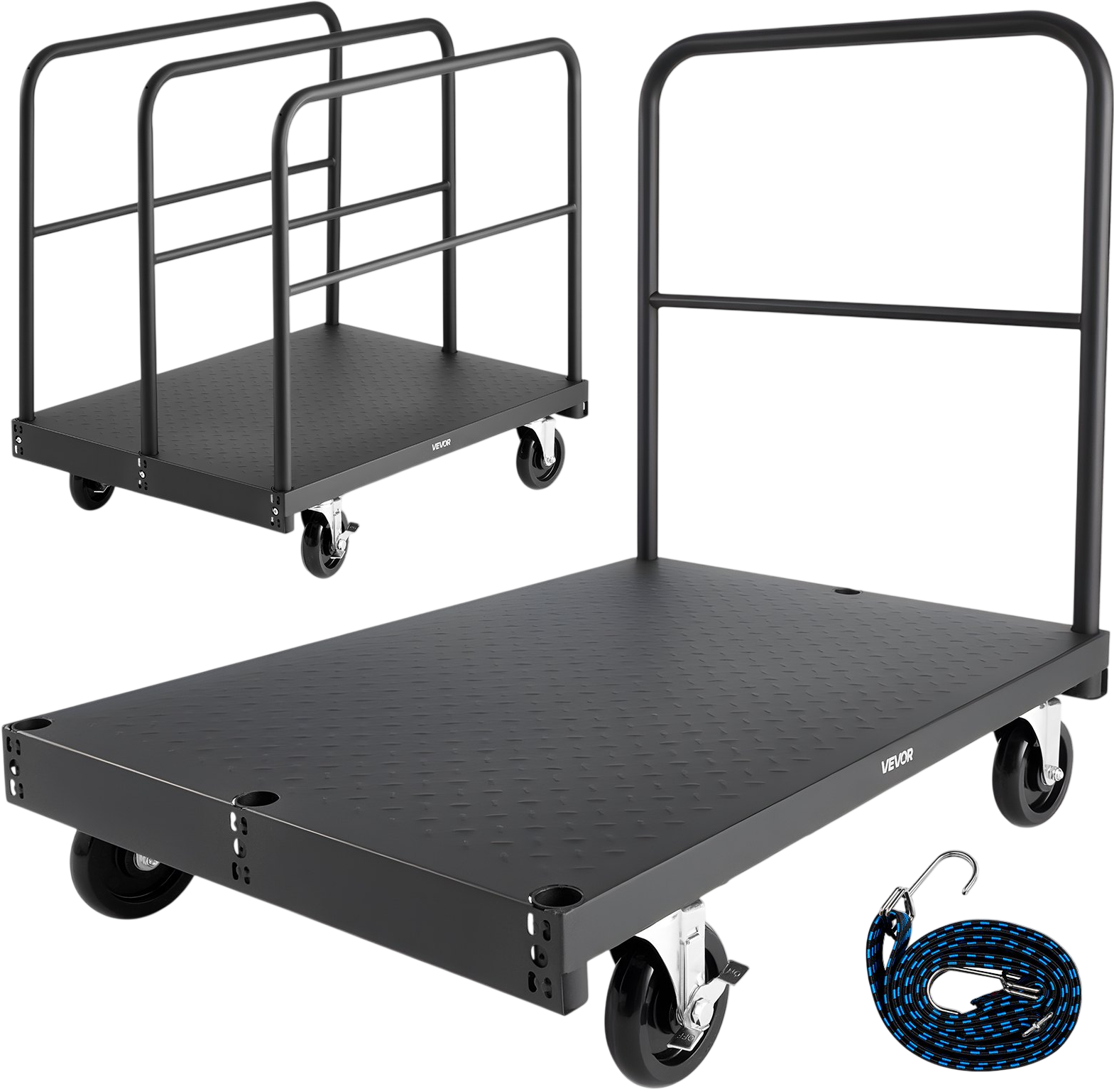 Vevor Drywall Cart Dolly 1800 lbs 2-in-1 Panel Truck 36