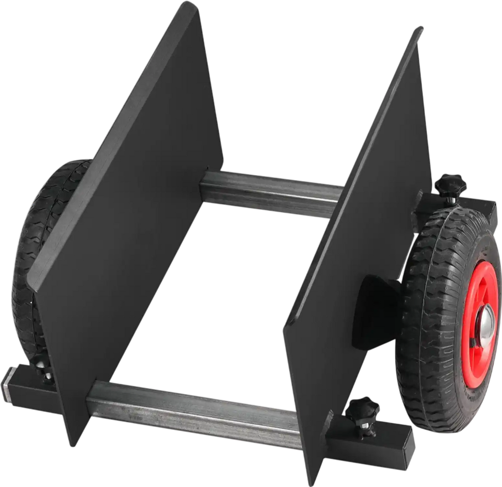 VEVOR Panel Dolly, 600LBS Capacity Slab Dolly, Heavy-duty Drywall Mover with 8" Pneumatic Wheels, Adjustable Clamp Panel Cart for Drywall Sheet, Material Handling, All Terrain Moving Cart