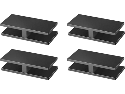 Vevor Glass Clamp Rectangle Railing Bracket Set for 0.31