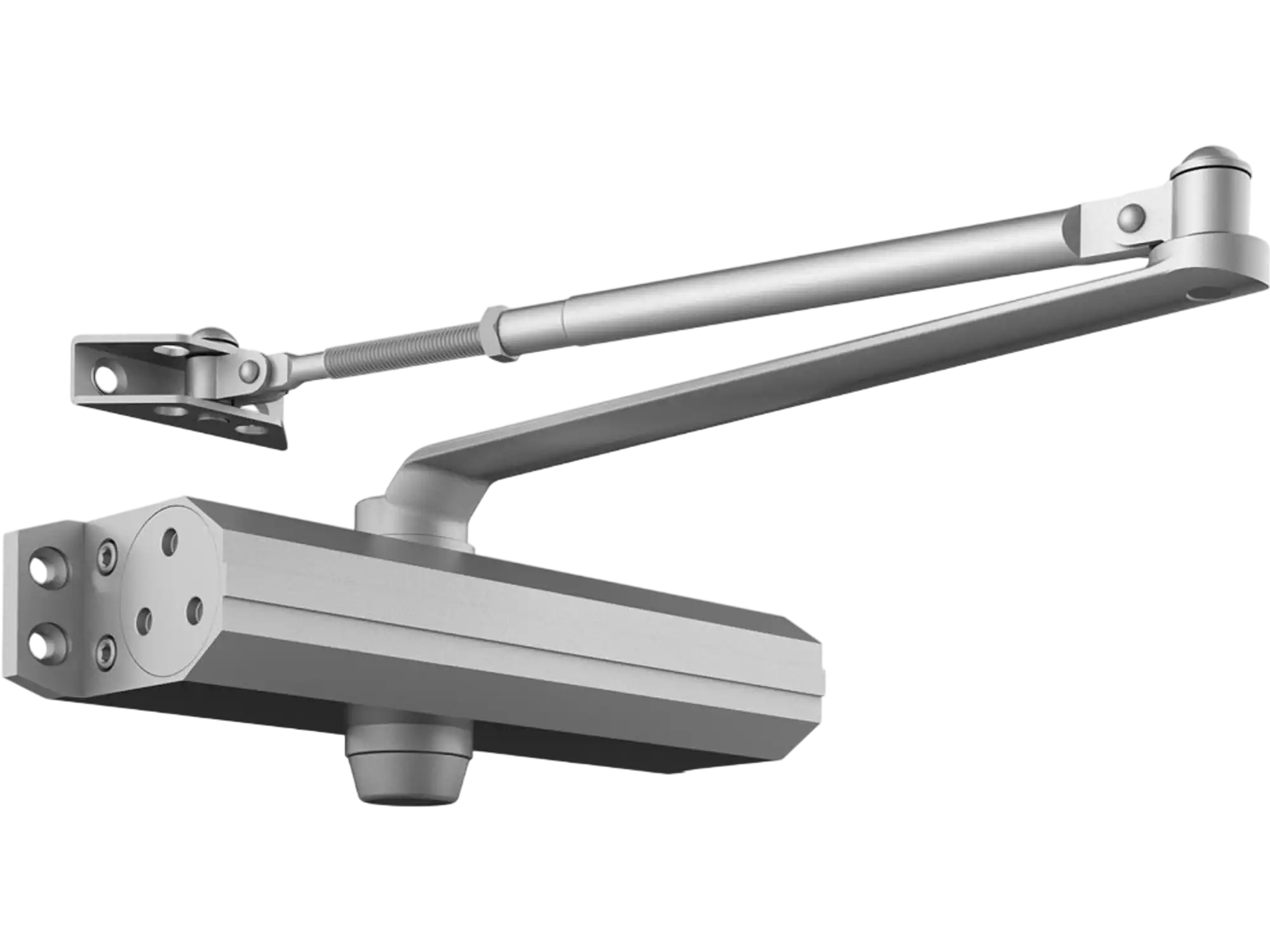Vevor Door Closer Automatic Hydraulic Buffer 330 lbs Silver New