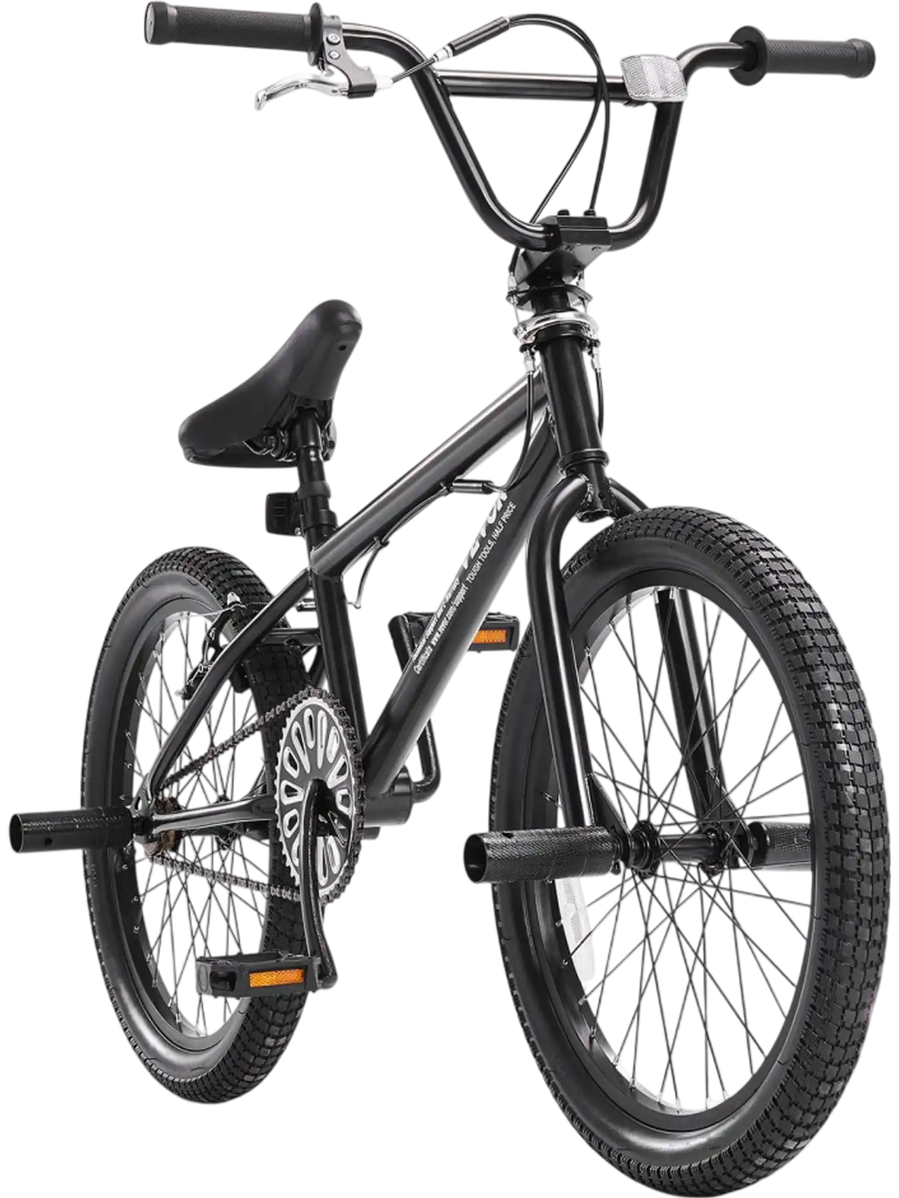 VEVOR BMX Bike, 20-Inch Wheel Freestyle Bike, BMX Race Bike with 360° Rotor and 4 Pegs, Beginner-Level BMX to Advanced Riders, BMX Bicycles for Teen Adult Men Women, Durable Hi-Ten Steel Frame