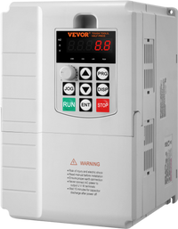 VEVOR VFD 7.5KW, 34A, 10HP Variable Frequency Drive for 3-Phase Motor Speed Control
