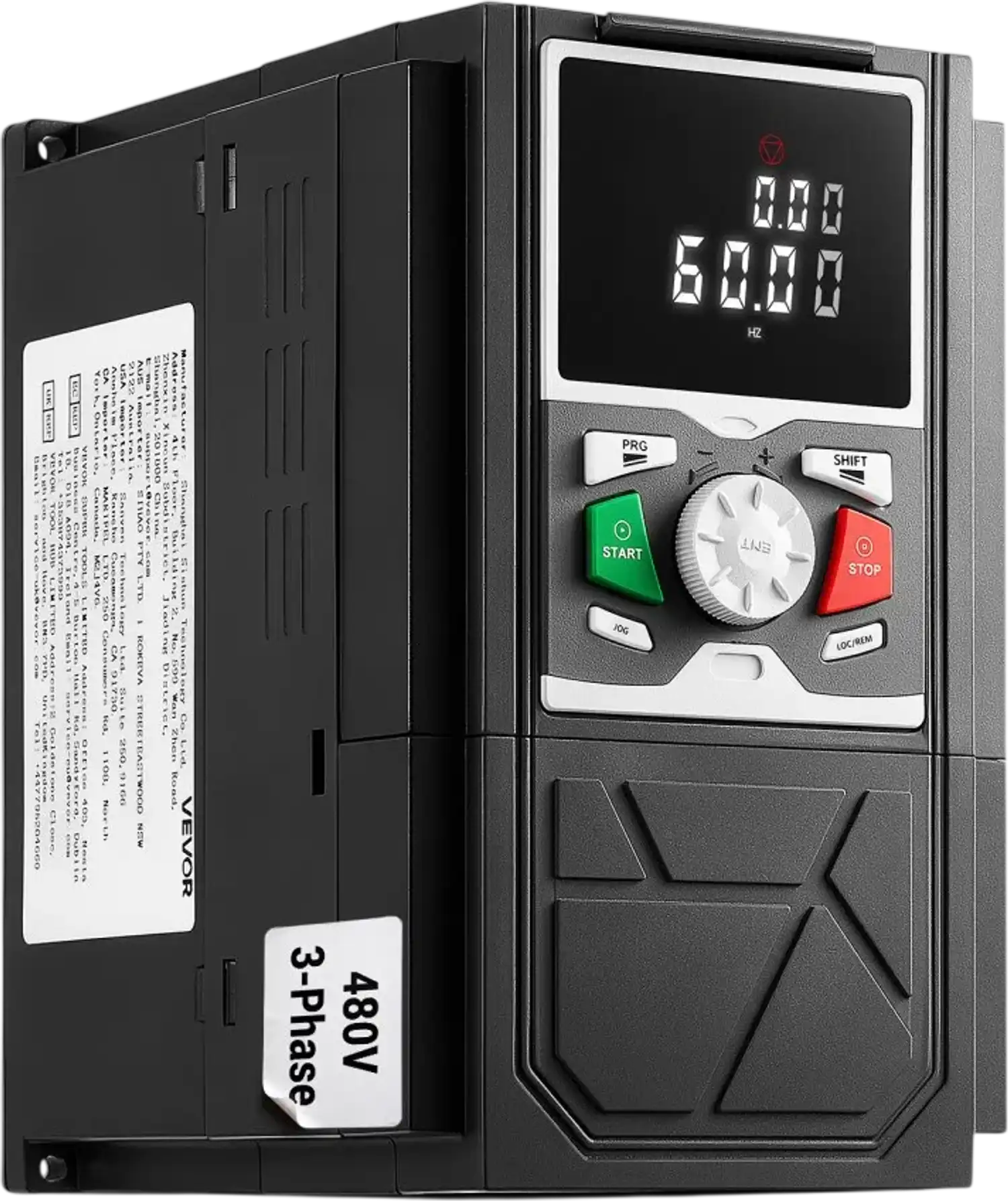Vevor Variable Frequency Drive 7.5HP 5.5KW 14.6A 3-Phase AC 480V 0-500Hz Motor Speed Control New