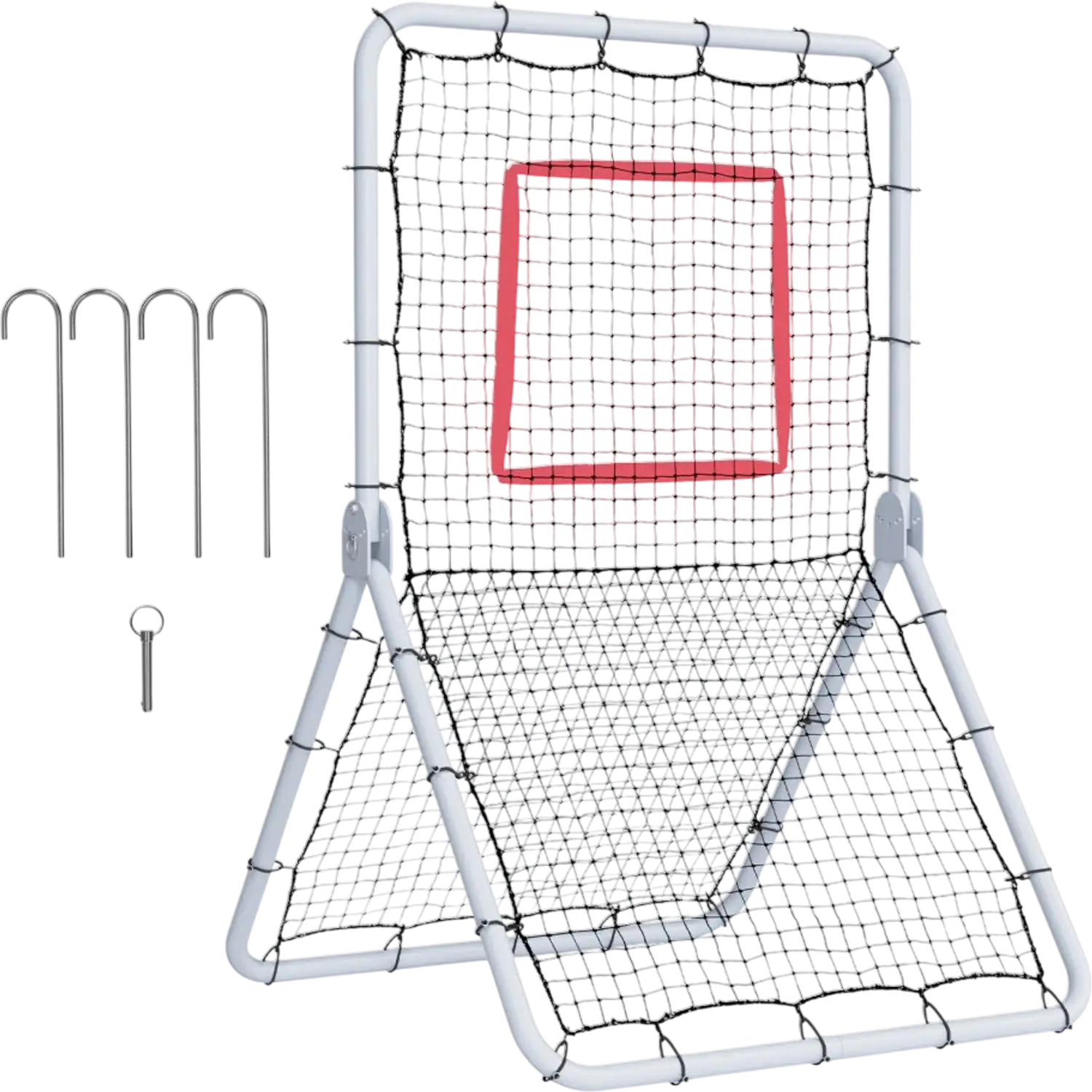 Vevor Rebounder Net Baseball and Softball Pitchback Trainer 3.5 x 6' Adjustable Angle New
