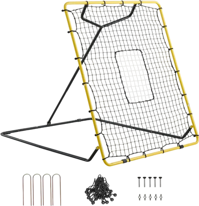 Vevor Baseball Rebounder Net 4' x 4.5' Pitch Back Trainer with Strike Zone New