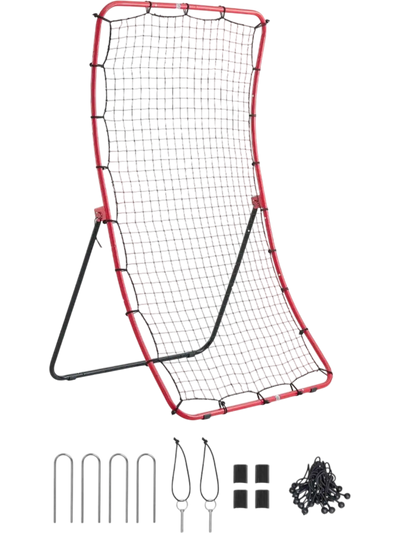Vevor Rebounder Net Baseball Softball Pitch Back Trainer 4' x 5.5' Curved New