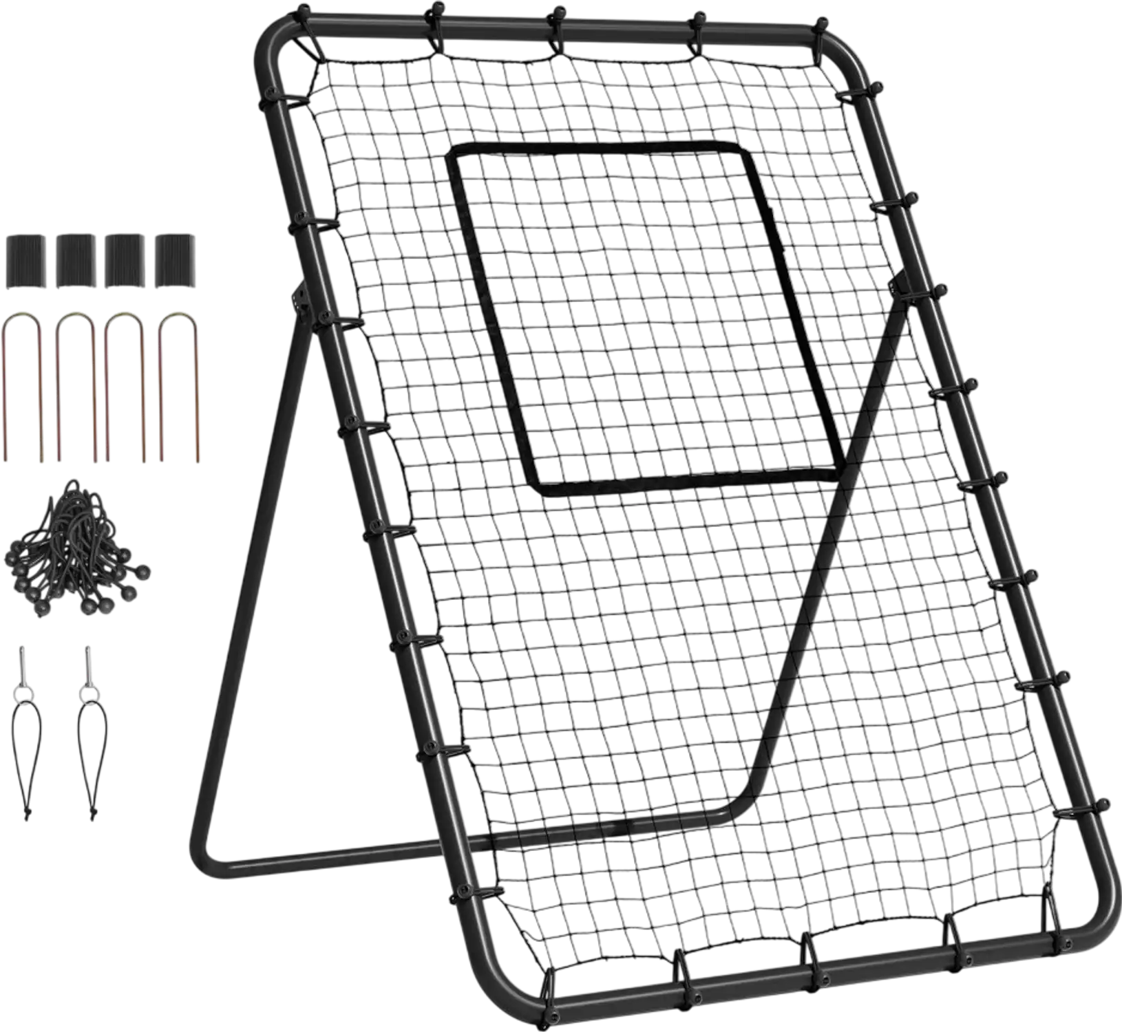 Vevor Rebounder Net 4' x 6' Baseball and Softball Pitchback Trainer New