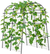 VEVOR Cucumber Trellis, U-Shape Garden Trellises for Raised Bed, Metal Arch Plant Support for Vine, Climbing Plants Outdoor, Peas, Beans, Zucchini, Tomato, Squash, Flower (70.87 x 44.09 x 82.99 in)