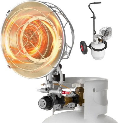 Vevor Propane Heater Portable Tank Top 15000 BTU Outdoor Infrared New