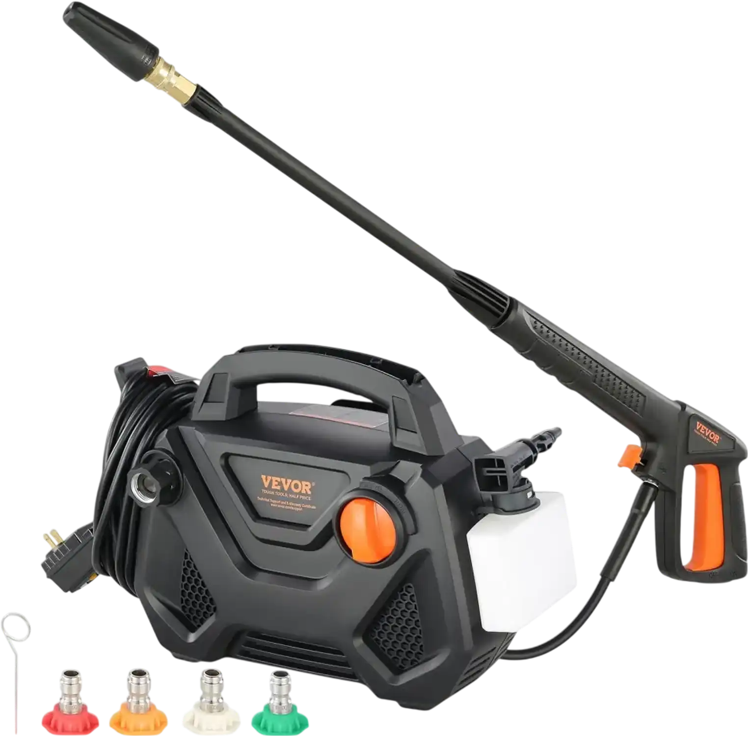 Vevor Pressure Washer 2150 PSI 1.85 GPM Electric Foam Cannon Portable Cleaner New