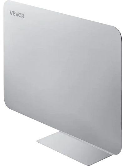 VEVOR Ice Bin Partition, 20.2 x 5.55 Inch, Stainless Steel Divider for 24 Inch Bar Ice Bins, Stable Bottom Support & Easy to Clean, Food Grade 304 Stainless Steel for Kitchen, Bar, Restaurant, Pub