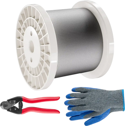 VEVOR Wire Rope Kit, 1/8