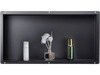 VEVOR Shower Niche, 13 x 25 x 4 inch Frameless Recessed Wall Niche, Heavy-duty Stainless Steel Modern Shampoo Storage Organizer, Sealed Waterproof, Durable & Easy to Install, Black for Bathroom