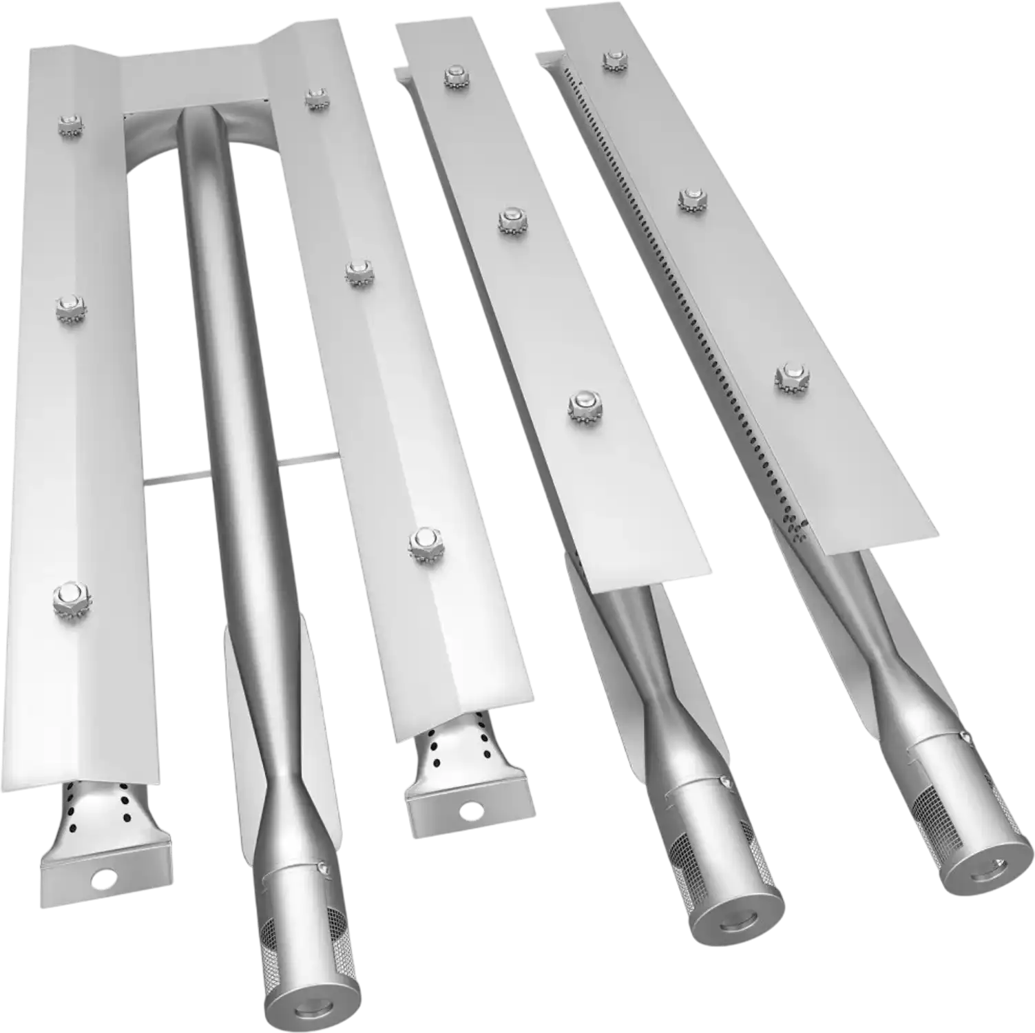 Vevor Grill Burner Replacement Kit Stainless Steel 3-Pack for Gas BBQ New