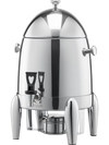 VEVOR Stainless Steel Beverage Dispenser, 2.7 Gallon Drink Dispenser  with Alcohol Burner, Hot & Cold Drink Dispensers for Coffee Tea Hot Water, with Spigot Ice Tube, for Restaurants, Hotels, Parties