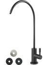 VEVOR Stainless Steel Faucet, Lead-Free Water Purifier Faucets, Reverse Osmosis Faucet with Solid Brass Valve, High Arch Drinking Water Faucets For Kitchen Sink, Bar Counter, Cafe Shop, Matte Black
