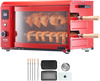 VEVOR Shawarma Grill Machine, 2 Strings of Barbecue Capacity, Chicken Shawarma Cooker Machine, Electric Broiler Gyro Rotisserie Oven Doner Kebab Machine, for Home Restaurant Kitchen Parties