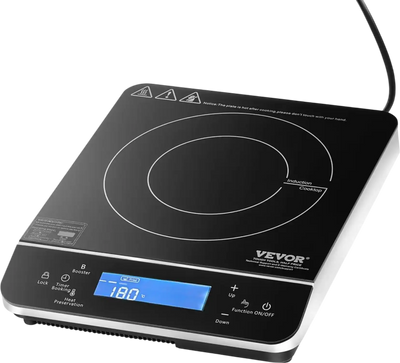 Vevor Induction Cooktop Portable Countertop Burner 1800W 9 Temperature Settings New