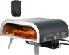 VEVOR Propane Outdoor Pizza Oven, 12 Inch Gas Pizza Maker, Portable Pizza-Cooker with Thickened Pizza-Stone, Carry Bag, Pizza-Oven for Outside Backyard Patio Camping, Black