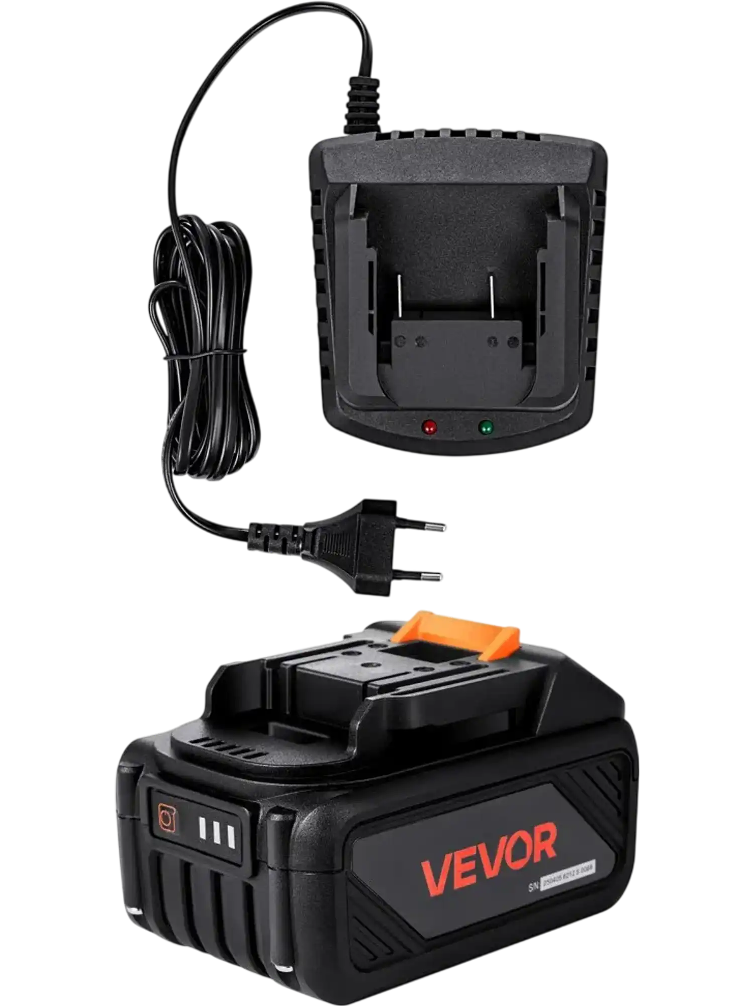Vevor Battery Charger Combo 20V Max 4.0 Ah Lithium-Ion Battery Pack New