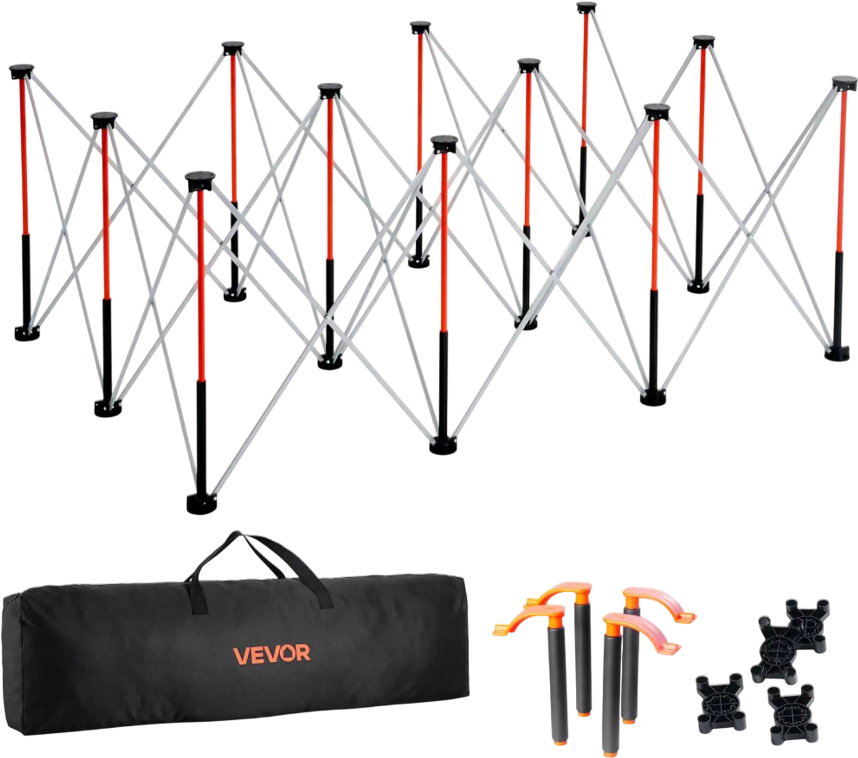 Vevor Portable Workstand Folding Collapsible Workbench 6.12' x 4.14' 4500 lbs New