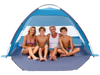 VEVOR Beach Tent Sun Shelter for 4 Person, UPF 50+ Protection, Portable Sun Shade Canopy with Carrying Bag & Sand Pockets, Lightweight and Easy Setup Beach Umbrella for Camping Fishing Outdoor Picnic