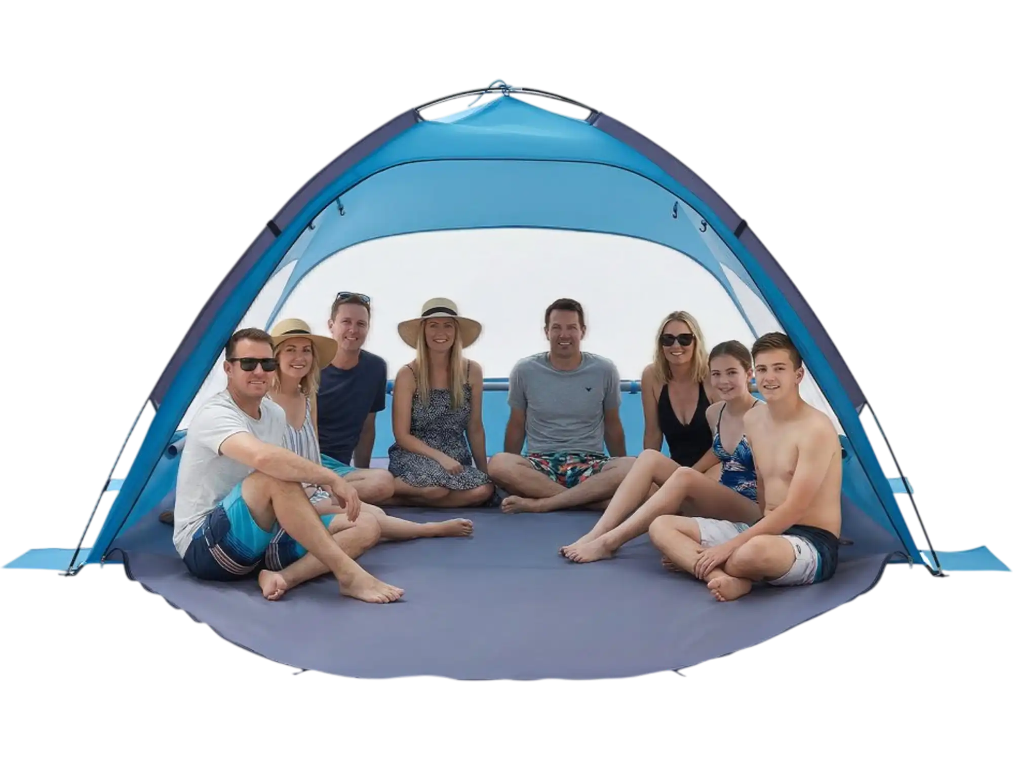 Vevor Beach Tent 8-Person UPF 50+ Portable Sun Shelter Canopy New