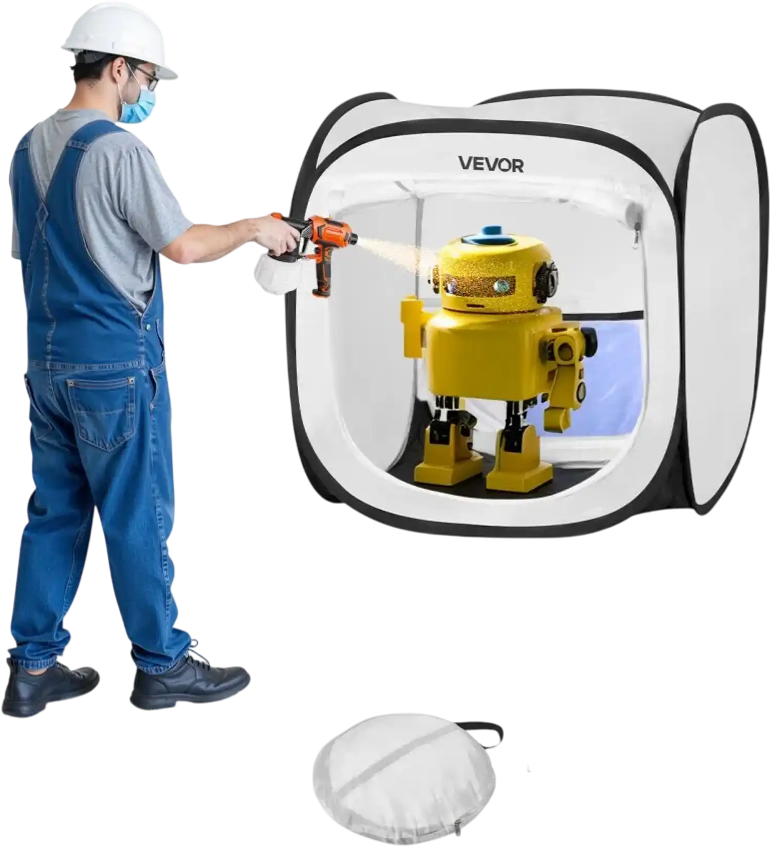 Vevor Paint Booth Tent Portable Spray Paint Tent 15.94
