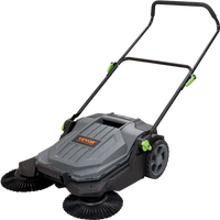 VEVOR Walk-behind Hand Push Floor Sweeper, 25.6
