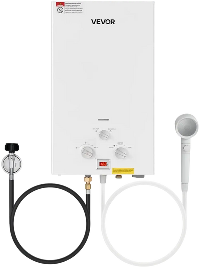 Vevor Water Heater Portable Tankless Propane Outdoor 10L 2.64 GPM 68,000 BTU New