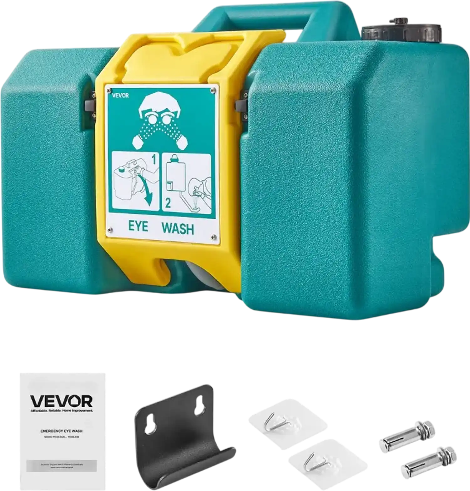 Vevor Eyewash Station 8 Gallon Portable OSHA-Approved Emergency Unit Green New