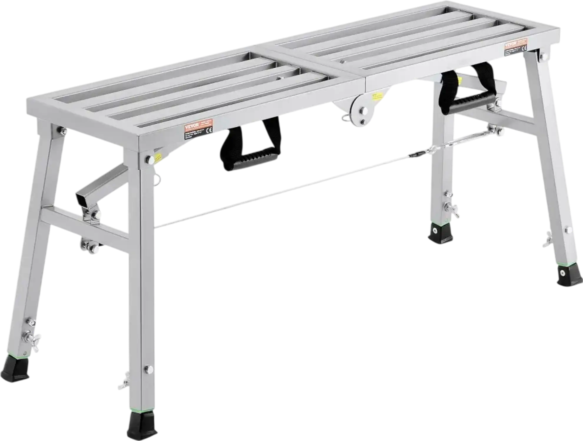 Vevor Work Platform Adjustable Height Portable Scaffolding Platform New