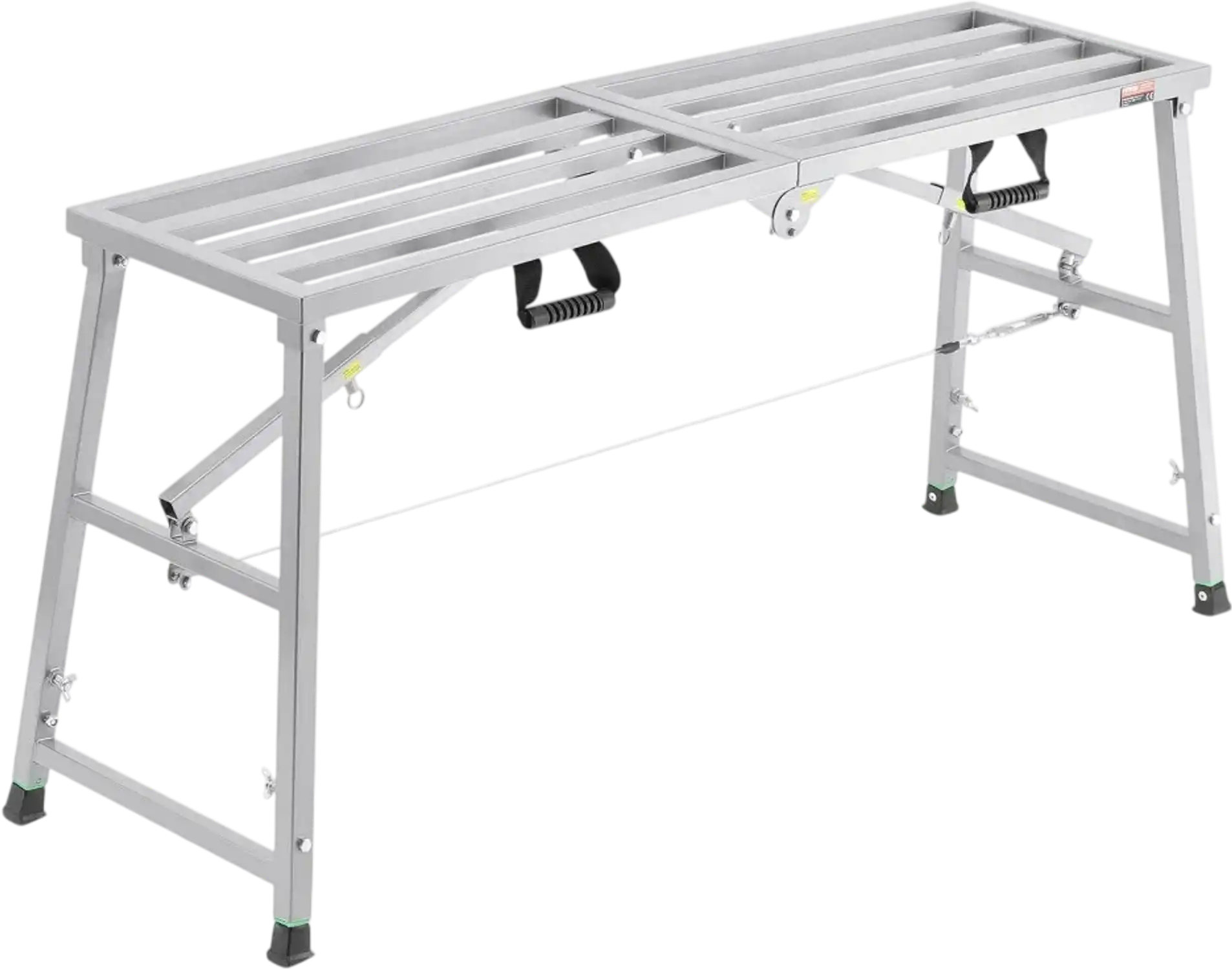 Vevor Work Platform Adjustable Height Portable Scaffolding Platform 800 lbs New