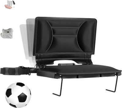 Vevor Stadium Seat Folding Bleacher Chair with Back Support and Thick Cushion New