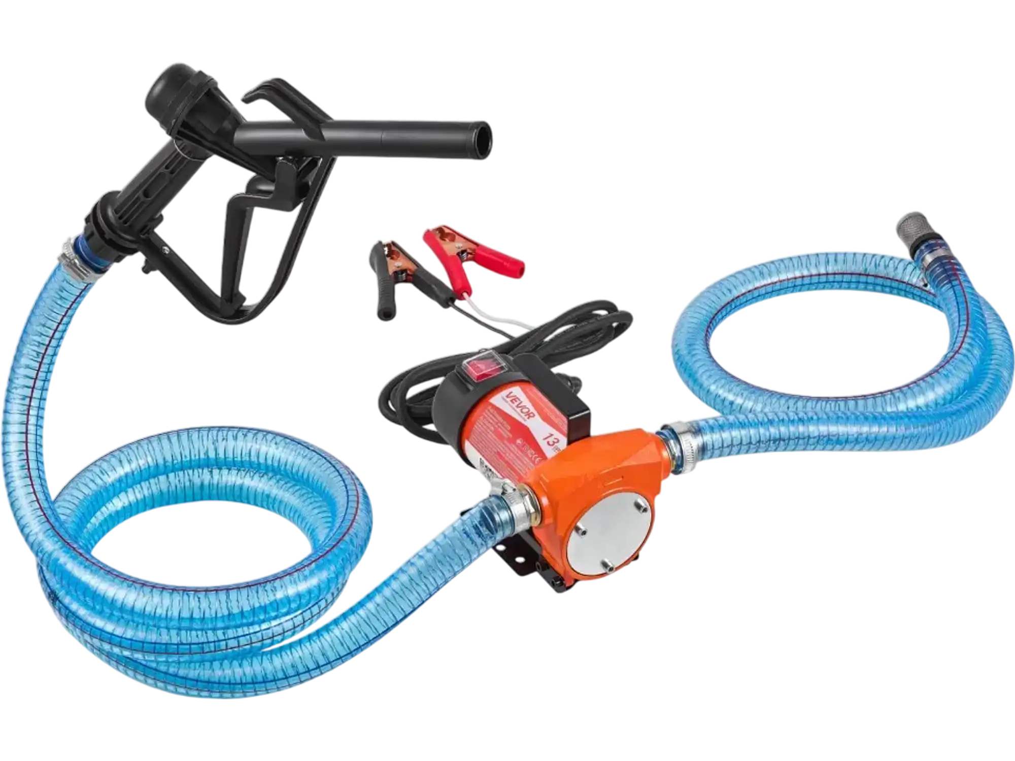 Vevor Fuel Transfer Pump 12V DC 13 GPM Portable Electric Diesel Pump Kit New